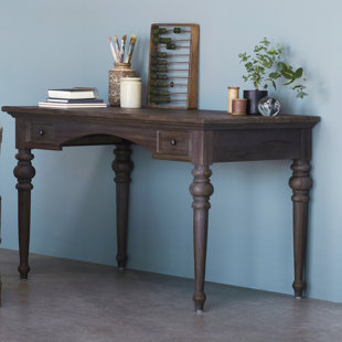 CANORA GREY Dorothy Solid Wood Base Writing Desk
