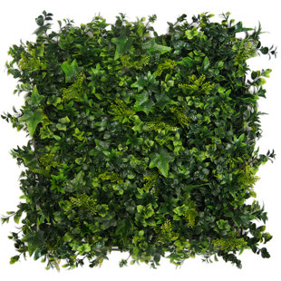 GREENSMART DEKOR 1.5 ft. H x 1.5 ft. W Artificial Moss Fence Panel (Set of 4)