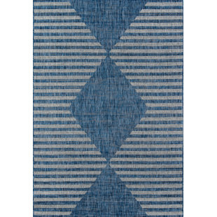 NOVOGRATZ Momeni Villa Monaco Blue Indoor/Outdoor Rug