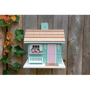 HOME BAZAAR Nestling Series She Shed 7 in x 7.5 in x 6.5 in Birdhouse