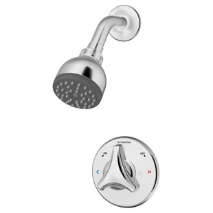 SYMMONS Temptrol 1-Handle II Tub and Shower Trim Kit in Polished Chrome (Valve Not Included)