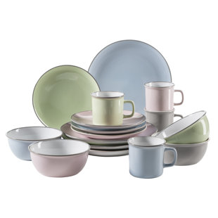 JOSEF MAESER GMBH Gaynelle 16 Piece Stoneware Dinnerware Set - Service for 4