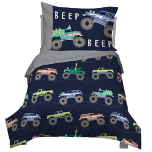 CARTER'S® NoJo Carter's Monster Truck 4 Piece Toddler Bed Set