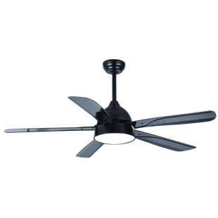 GEORGE OLIVER Macedonia Ceiling Fan with LED Lights