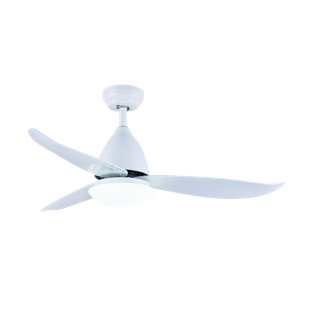 GEORGE OLIVER Mabrey Ceiling Fan with LED Lights