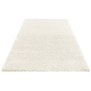 ELLE DECORATION Talence Shaggy White Rug