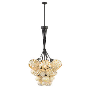 HINKLEY 19 - Light Oil Rubbed Bronze Cluster Pendant
