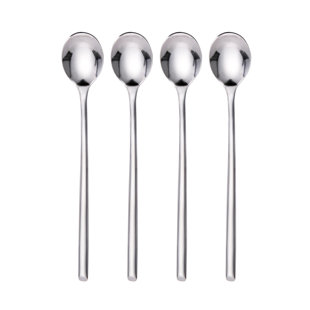 Towle Living Wave Stainless Steel Beverage Spoon (Set of 4)