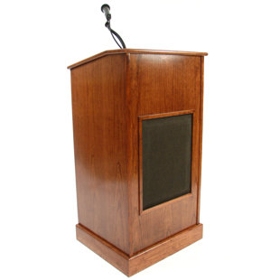 EXECUTIVE WOOD PRODUCTS Collegiate Evolution Sound System Full Podium