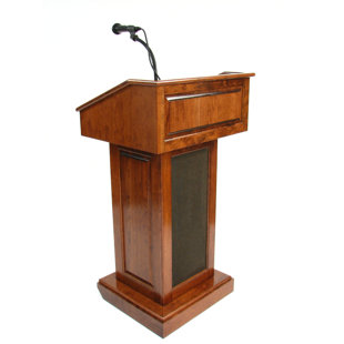 EXECUTIVE WOOD PRODUCTS Counselor Evolution Sound System Full Podium