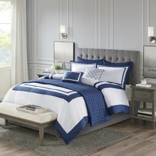 MADISON PARK Heritage Luxurious 8 Piece Comforter and Quilt Set Collection