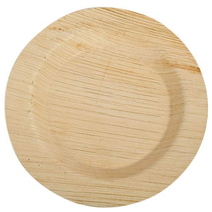 CATERECO Deluxe Palm Leaf Disposable Appetizer Plate (Set of 25)