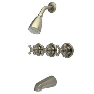 KINGSTON BRASS Magellan Tub and Shower Faucet with Rough-in Valve