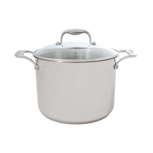 Tuxton Home Concentrix 8 Quarts Stainless Steel Stock Pot
