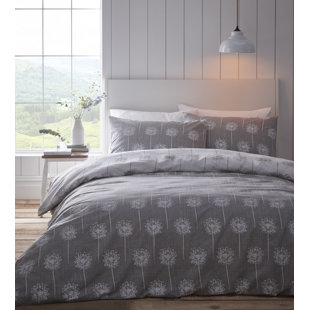 FERNLEAF Bobby Dandelion Floral Easycare Duvet Cover Set