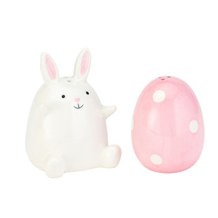 GLOBAL AMICI Ceramic Salt And Pepper Shaker Set