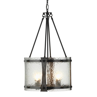 WILLISTON FORGE Lanier 5 Light Drum Chandelier