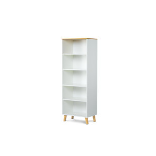 KONSIMO Frisk 182cm H x 65cm W Solid Wood Standard Bookcase
