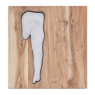 MODERN DAY ACCENTS Embutido 13" x 13" Metal/Wood Wall Decoration