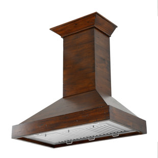 ZLINE 36" Wood 400 CFM Ducted Wall Mount Range Hood