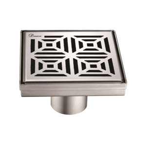 DAWN USA Mamore River in Brazil Series Square 2" Linear Grid Shower Drain