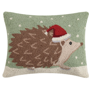 MISTLETOE AND CO. Christmas Animal Print Throw Pillow