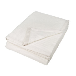 TOISON DOR Lightweight Waffle Weave Wool Blanket