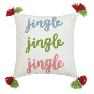 MISTLETOE AND CO. Christmas Jingle Jingle Jingle Throw Pillow