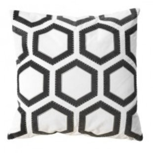 WILLIAMS IMPORT CO. Lisa Geometric Reversible Throw Pillow