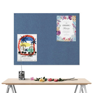 SYMPLE STUFF Wall Mounted Reversible Bulletin Board