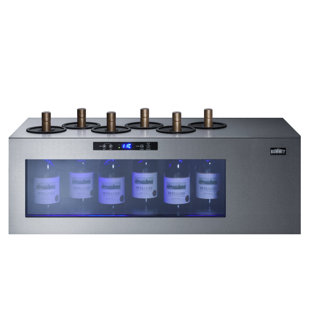 Summit Appliance Single Zone 36'' Freestanding 6 Bottle Wine Refrigerator