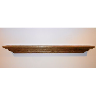 POLLUMS NATURAL RESOURCES LLC Classic Red Oak Fireplace Mantel Shelf