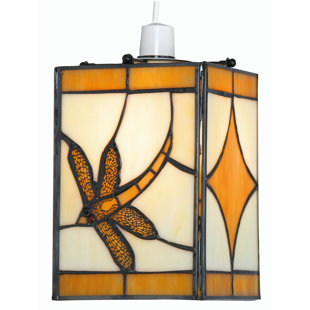 OPHELIA & CO. 22cm H Glass Rectangle Pendant Shade ( Screw On )
