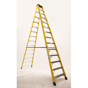 BAUER CORPORATION 13 - Step Fiberglass Lightweight Folding Step Ladder