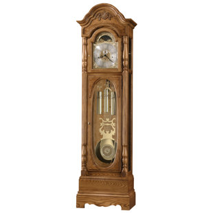 HOWARD MILLER® Schultz 84.25'' H Wood Grandfather Clock with Adjustable Chime Volume
