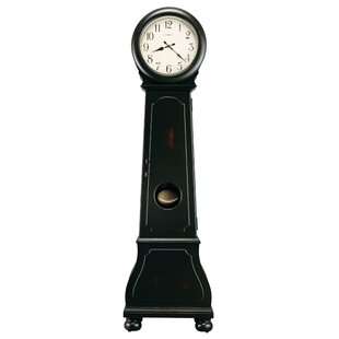 HOWARD MILLER® Nashua 81.5'' H Solid + Manufactured Wood Grandfather Clock with Adjustable Chime Volume