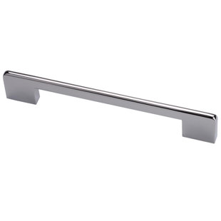 GLOBAL DOOR CONTROLS Slim Series 6-1/4 in. (160 mm) Center-to-Center Modern Cabinet Handle/Pull (Set of 5)