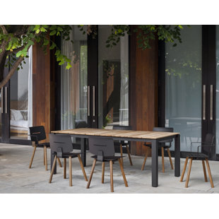 OASIQ Coco 6 - Person Rectangular Outdoor Dining Set