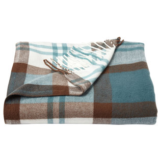 PLYMOUTH HOME LHC Oversized Soft Throw Blanket - Fluffy Cashmere-Like Throw with Stylish Vintage Design