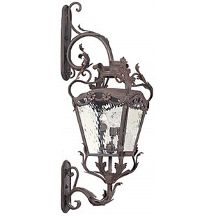 ARTE DE MEXICO Pedra 3-Light Outdoor Wall Lantern