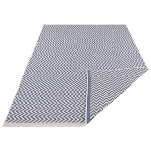 FREUNDIN HOME COLLECTION Ivy Flatweave Blue Rug