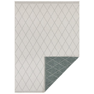 FREUNDIN HOME COLLECTION Daisy Flatweave Green Rug