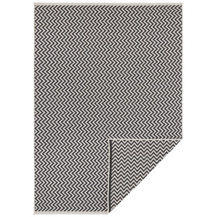 FREUNDIN HOME COLLECTION Ivy Flatweave Black Rug