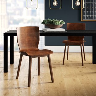 GEORGE OLIVER Elsa Mid-century Modern Scandinavian Style Bent Wood Dining Chair (Set of 2)