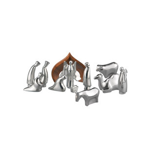NAMBÉ Nambe Nativity 12 Pc Set