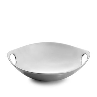 NAMBÉ Nambe Handled Bowl