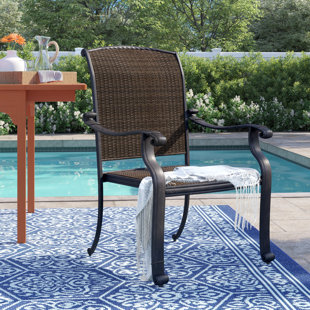 SOL 72 OUTDOOR™ Harland Outdoor Stacking Dining Armchair (Set of 2)