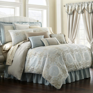 WATERFORD BEDDING Jonet Microfiber Duvet Cover Set