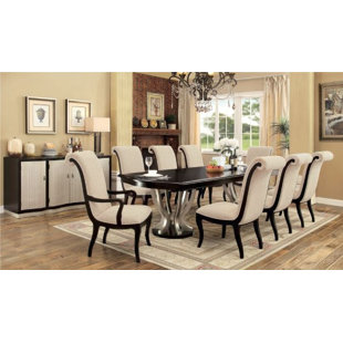 ANDREW HOME STUDIO Annandale 9 - Piece Extendable Double Pedestal Dining Set