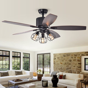 WILLISTON FORGE Tupper 52'' Ceiling Fan with Light Kit